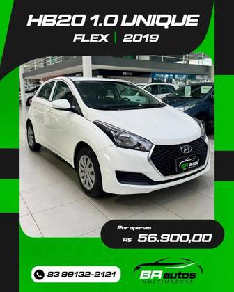 HYUNDAI HB20 1.0 UNIQUE 12V FLEX 4P MANUAL